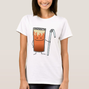 T-shirt Boisson heureuse Thaïlande de thé glacé