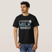 T-shirt Boisson Lait Autorisé, Petit-Déjeuner Boîte Lait C (Devant entier)