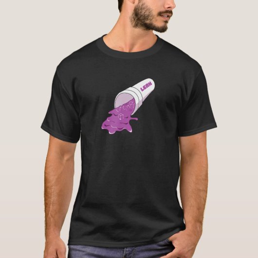 T-shirt Boisson Lean Purple (Devant)