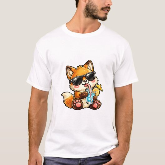 T-shirt Boisson Renard Cool (Devant)