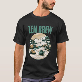 T-shirt Boisson Zen Brew Thé Spirituel Méditation Yoga Ama