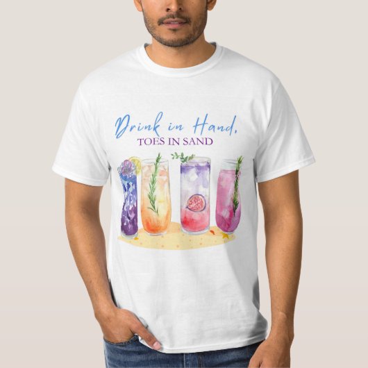 T-SHIRT BOISSONS D'ÉTÉ (Devant)