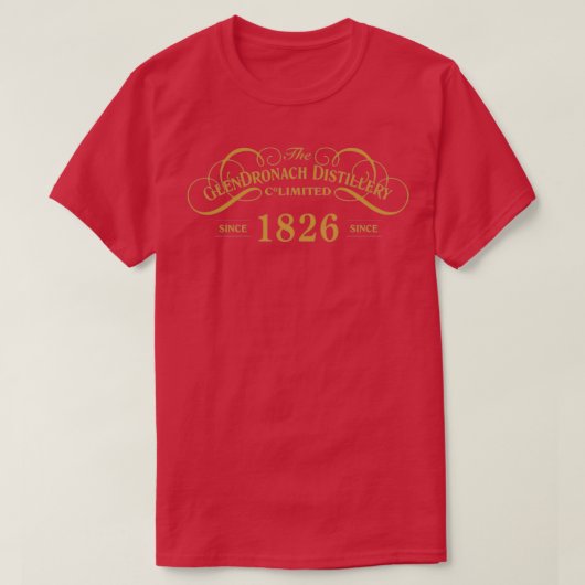 T-shirt boissons glendronach (Design devant)