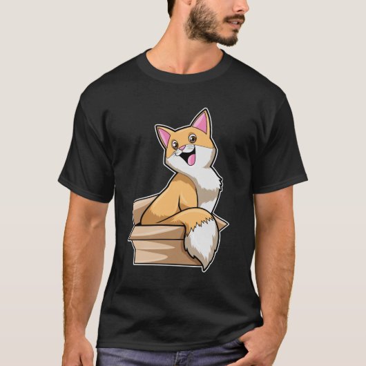 T-shirt Boîte à chat (Devant)