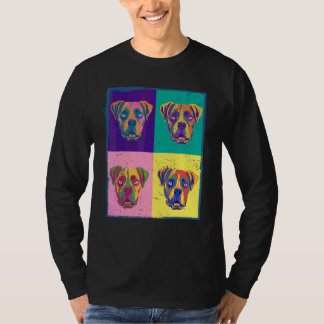 T-shirt Boîte à chien Boxer Animal de compagnie Peinture G
