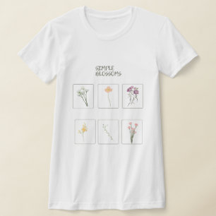 T-shirt boîte à fleurs