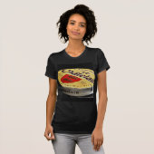 T-shirt Boîte à fromage de camembert (Devant entier)