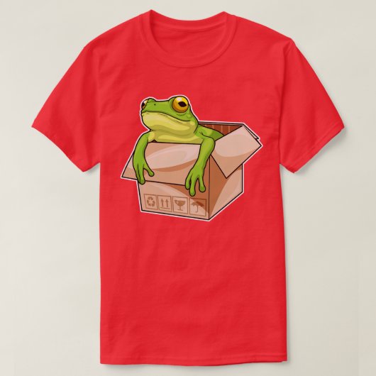 T-shirt Boîte à grenouilles (Design devant)