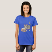 T-shirt Boîte à mouchoirs parfaite pour chat (Devant entier)
