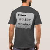 T-Shirt boîte à outils de Steve (Dos)