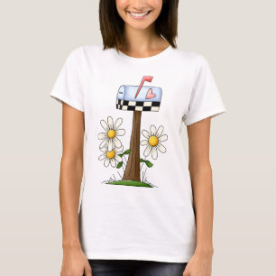 T-shirt Boîte Aux Lettres Et Marguerites