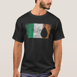 T-shirt Boîte Boxer Boxing Cadeau St. Patrick's Day drapea