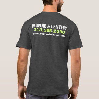 T-shirt Boîte Camion Moving Hauling Livraison Société