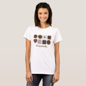 T-shirt Boîte Chocoholique de chocolats Bon Bons Chocolati (Devant entier)