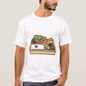 T-shirt boîte de bento coréenne (Devant)