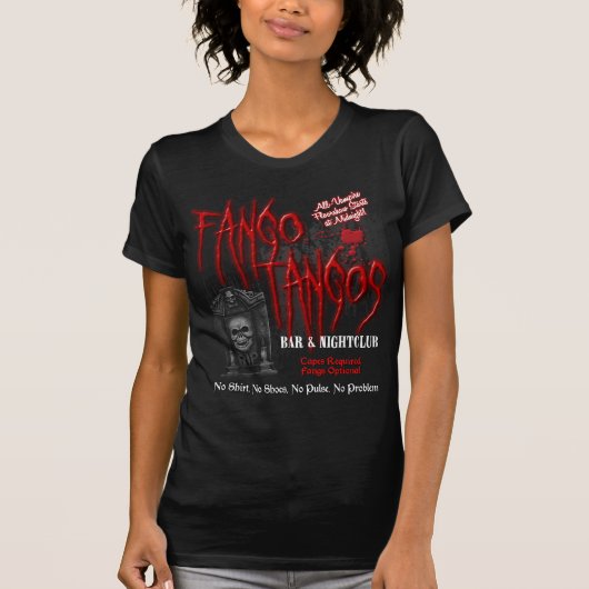 T-shirt Boîte de nuit de vampire de tangos de Fango (Devant)