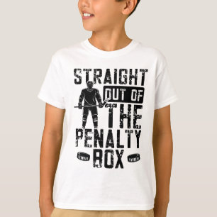 T-shirt Boîte de pénalité drôle de hockey sur glace