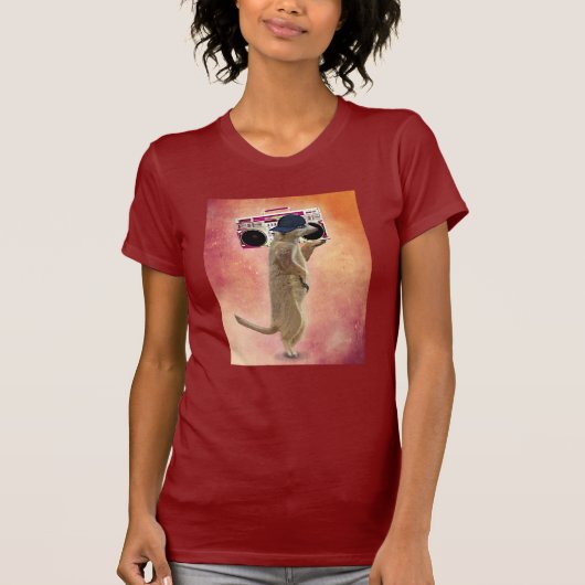 T-shirt Boîte de rangement Meerkat et Boom (Devant)