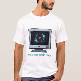 T-shirt Boîte de réception One True Love - Retro Computer