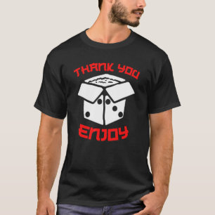T-shirt Boîte de remerciement pour la nourriture à emporte