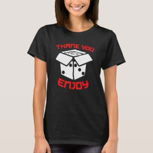T-shirt Boîte de remerciement pour la nourriture à emporte