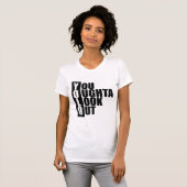 T-shirt Boîte de verticale de YOLO (Devant entier)