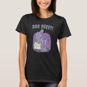 T-shirt Boite Feuille Halloween Mummy Toilet Papier Hommes