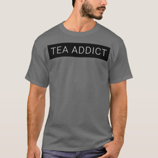 T-shirt Boîte noire pour addict au thé