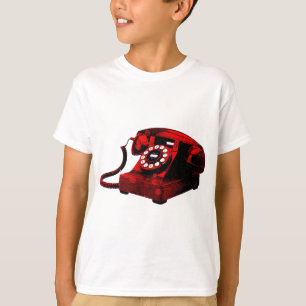 T-shirt Boîte téléphonique Pop Art Old Desk