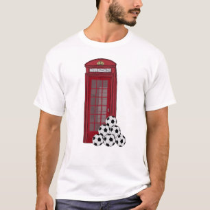 T-shirt Boîte Téléphonique Rouge Britannique Vintage Patri