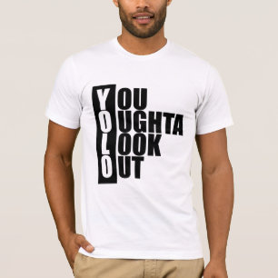T-shirt Boîte verticale YOLO