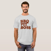 T-shirt Boîtier de la fiche barbecue (Devant entier)