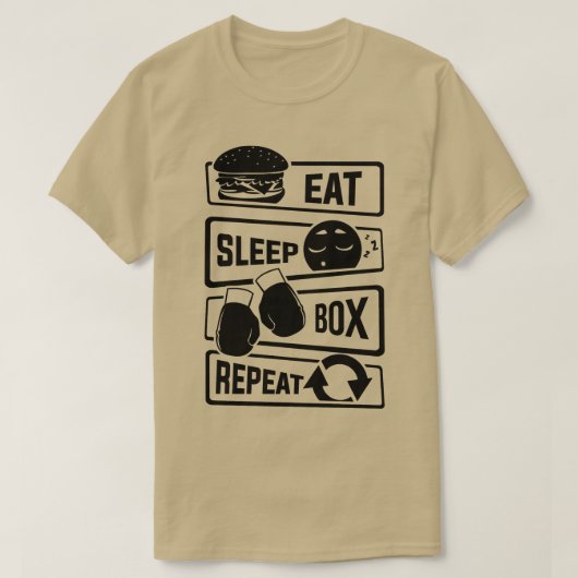 T-shirt Boîtier de sommeil de l'alimentation Boîtier de ré (Design devant)