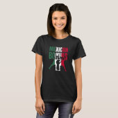 T-shirt Boîtier mexicain Drapeau 1 (Devant entier)