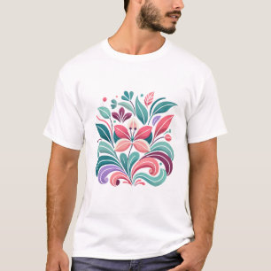 T-shirt Boîtier téléphonique Pastel Floral - Botanique Abs