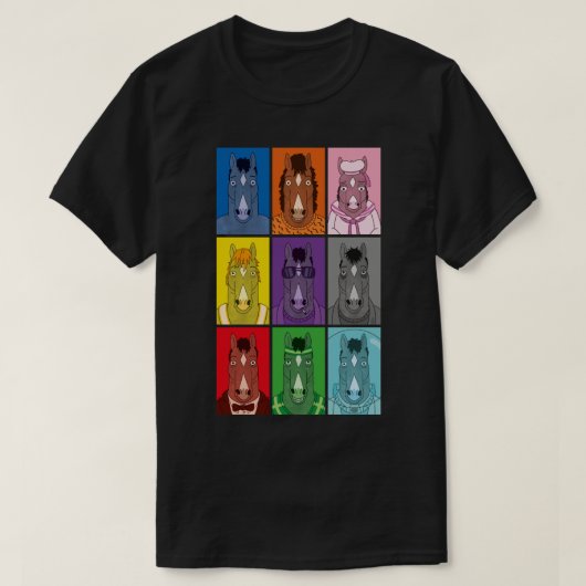 T-shirt Bojack Horseman Colors (Design devant)