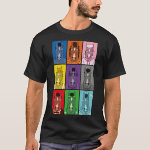 T-shirt Bojack Horseman Colors