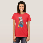 T-shirt Bol de chef pour cobaye (Devant entier)