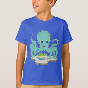 T-shirt Bol de nourriture de pieuvre