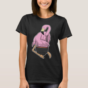 T-shirt Bol de ramen flamant rose