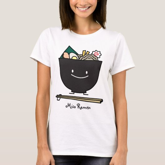 T-shirt Bol heureux de Ramen (Devant)