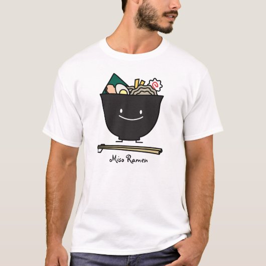 T-shirt Bol heureux de Ramen (Devant)