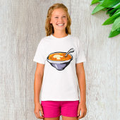 T-shirt Bol soupe de tomate avec cuillère
