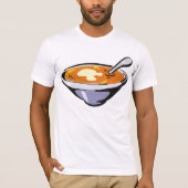 T-shirt Bol soupe de tomate avec cuillère (Devant)