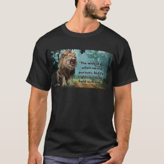 T-shirt "Bold as a Lion" : Portez votre droiture