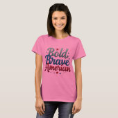 T-shirt Bold Brave American Tee (Devant entier)