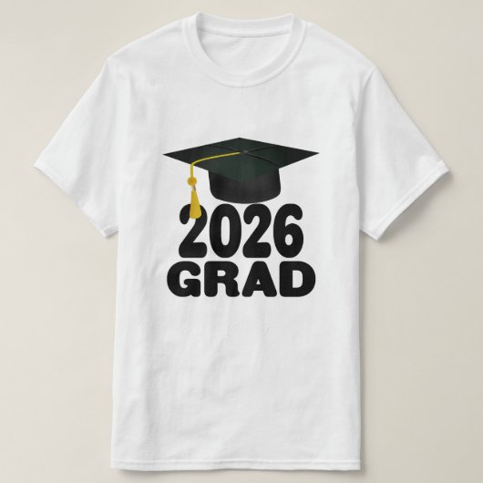 T-shirt Bold Class of 2026 Graduation (Design devant)