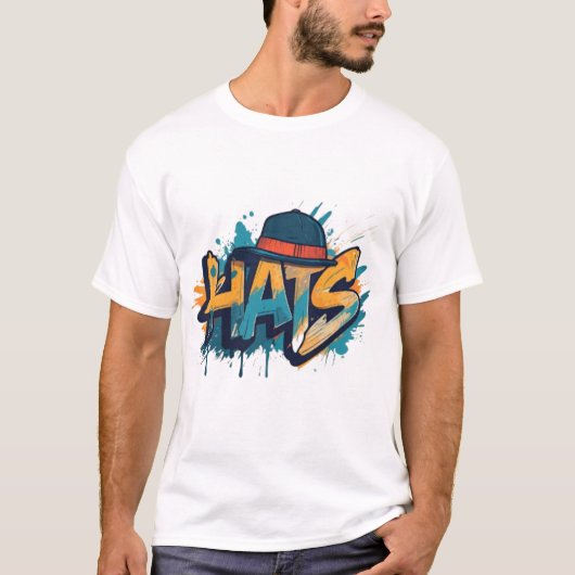 T-shirt Bold & Fresh: Hip-Hop Hats Collection (Devant)