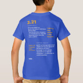 T-shirt BOLD J'Ai T21 Sensibilisation des enfants au syndr (Dos)