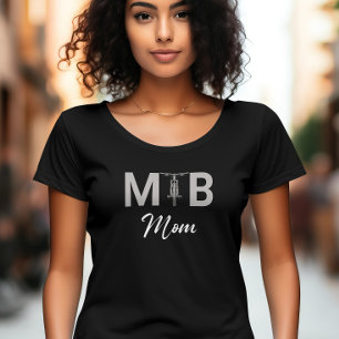 T-shirt Bold MTB Mom for Mama Mother Mountain Biker